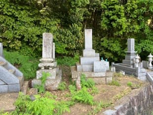 お墓のコンクリート打設前
